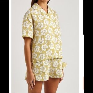 NEW Holiday the Label Short Pajama Set Small